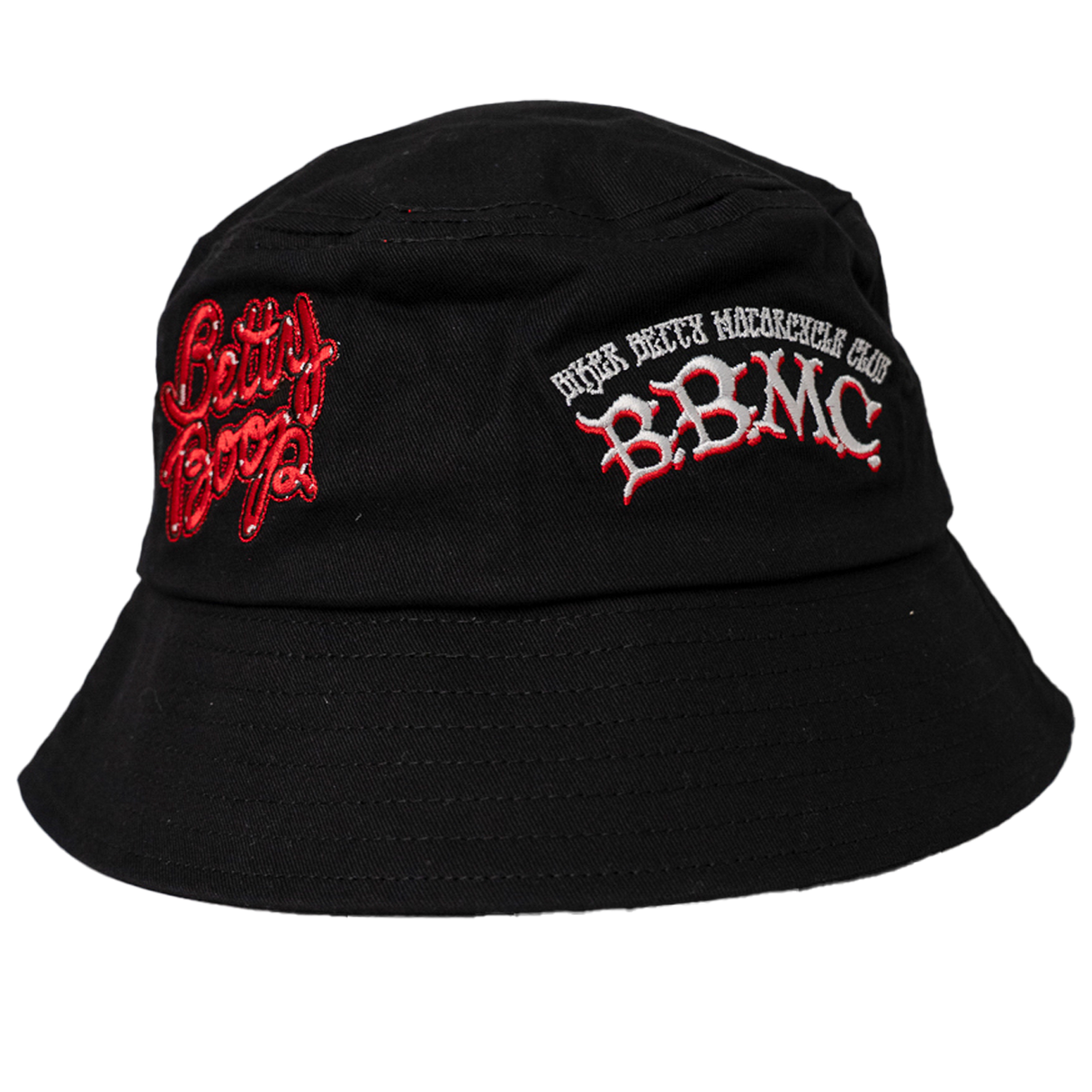 BETTY BOOP PATCHES BUCKET HAT (BLACK)