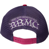 BETTY BOOP CAMO TRUCKER HAT (PURPLE)