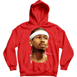 IVERSON BIG HEAD HOODIE (RED)