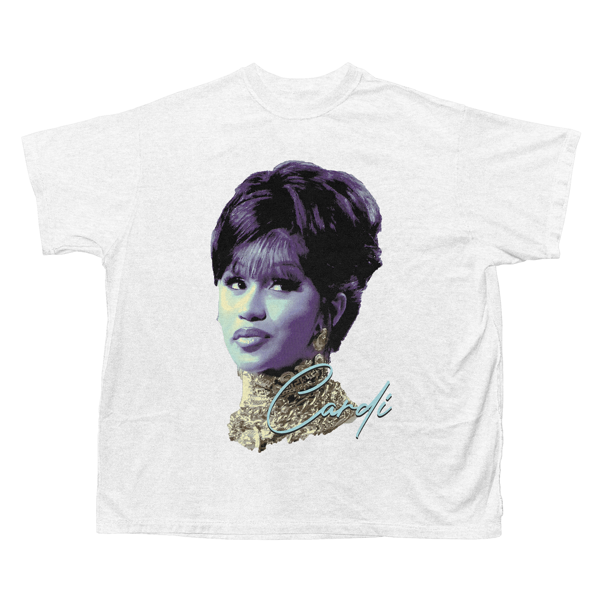 CARDI BIG HEAD T-SHIRT