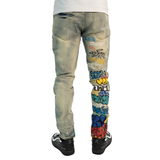 WATSON SKINNY DENIM GRAFFITI 024