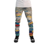 WATSON SKINNY DENIM GRAFFITI 024