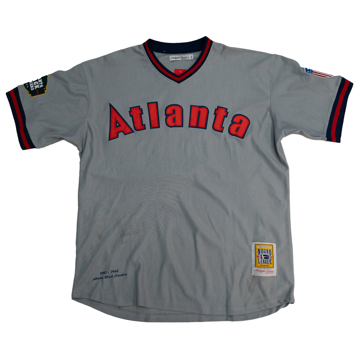 ATLANTA BLACK CRACKERS PULLOVER JERSEY (GRAY)