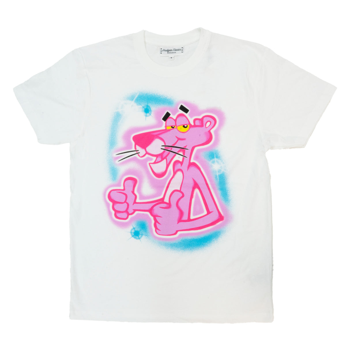 PINK PANTHER AIR BRUSH T-SHIRT (WHITE)