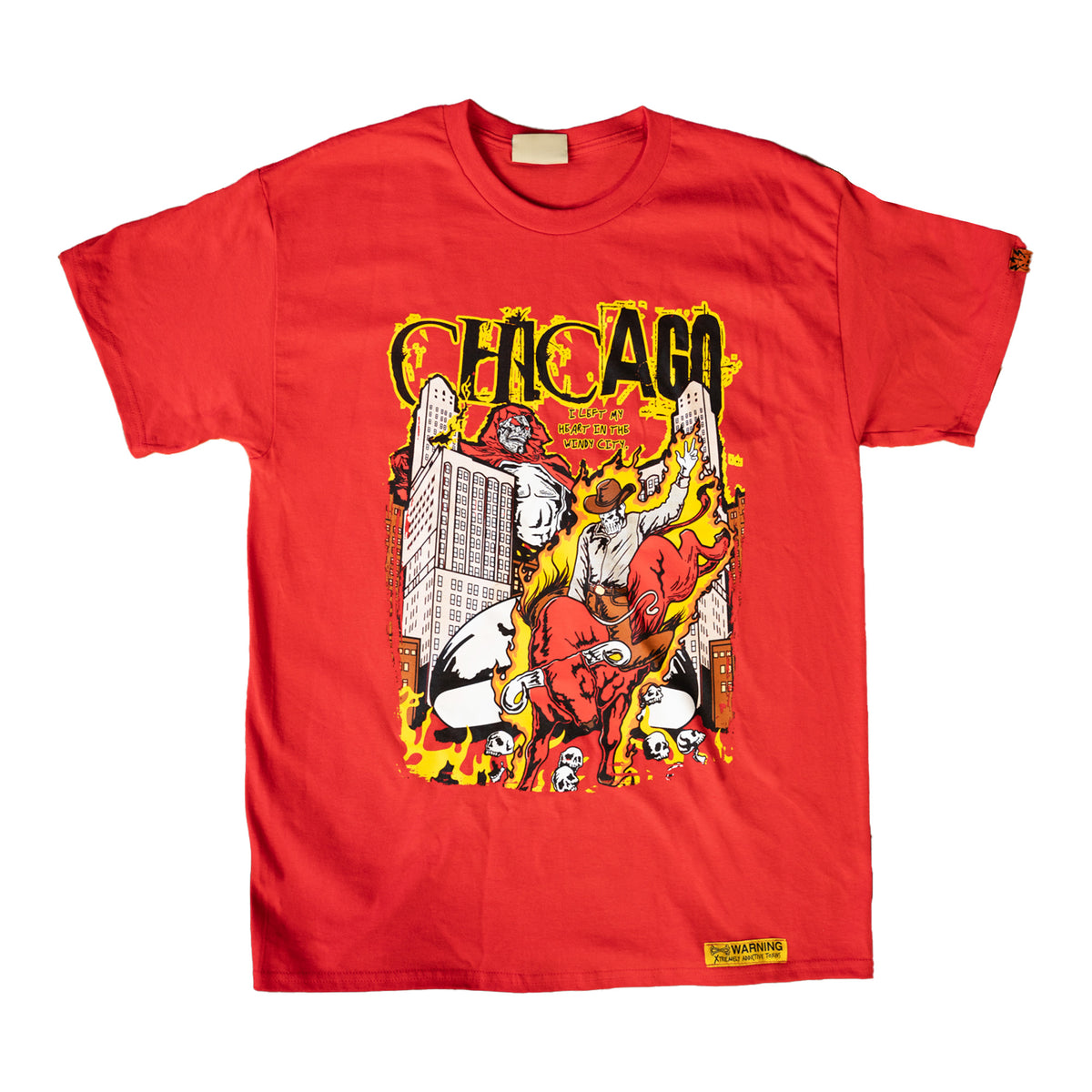 BRAND X CHICAGO T-SHIRT (RED) – Allstarelite.com