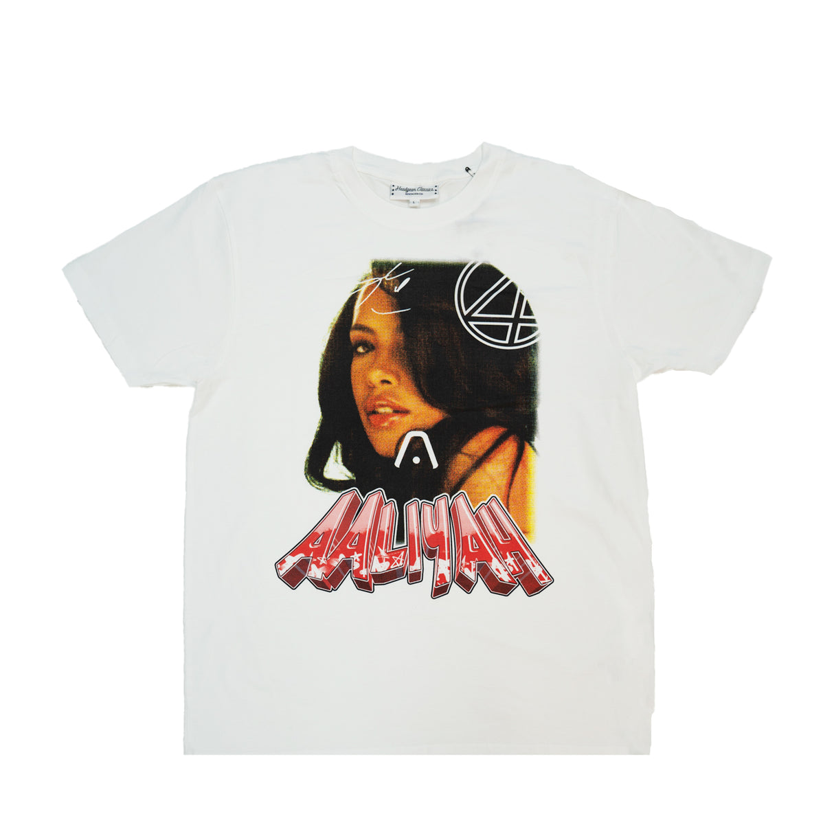 AALIYAH GRAFFITI T-SHIRT (WHITE)