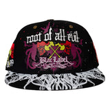 BLAC LABEL ROOT OF ALL EVIL SNAPBACK HAT (BLACK)