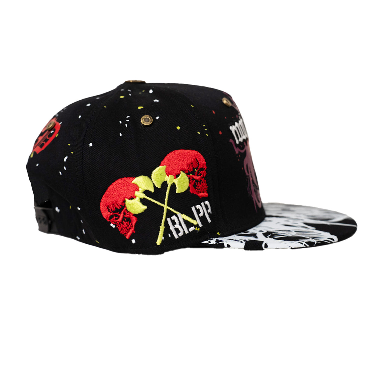 BLAC LABEL ROOT OF ALL EVIL SNAPBACK HAT (BLACK)