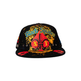 BLAC LABEL BLACK SPADES SNAPBACK HAT (BLACK)