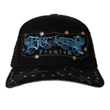 BLAC LABEL PREMIUM CROSS SNAPBACK HAT (BLACK)