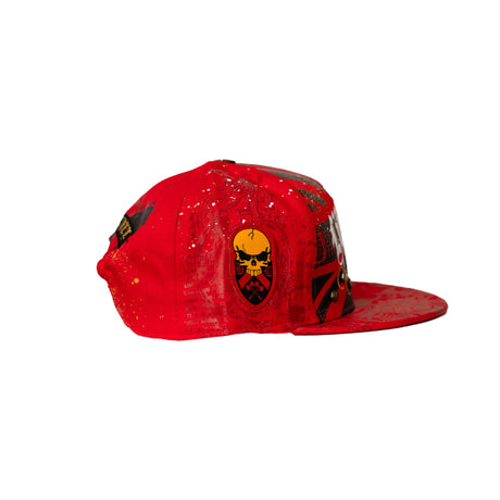 BLAC LABEL LIFESTYLE SNAPBACK HAT (RED)