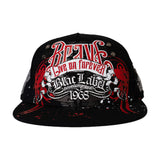 BLAC LABEL BRAVE SNAPBACK HAT (BLACK)