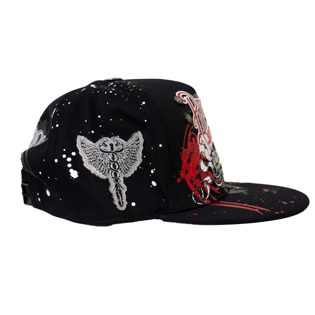 BLAC LABEL BRAVE SNAPBACK HAT (BLACK)