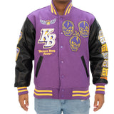 BRAND X STAPLES CENTER KOBE VARSITY JACKET (PURPLE)