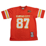 BRAND X TRAVIS KELCE FOOTBALL JERSEY (RED)