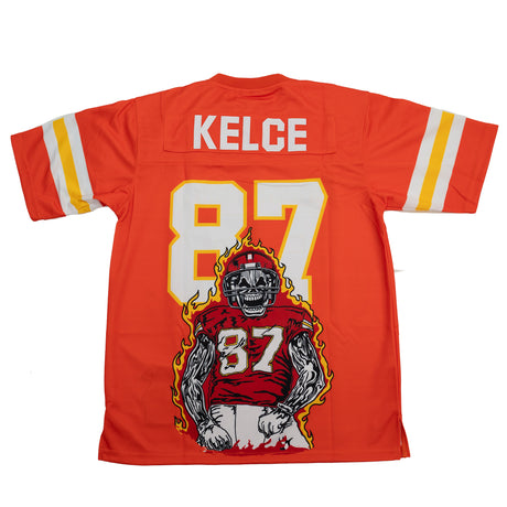 BRAND X TRAVIS KELCE FOOTBALL JERSEY (RED)