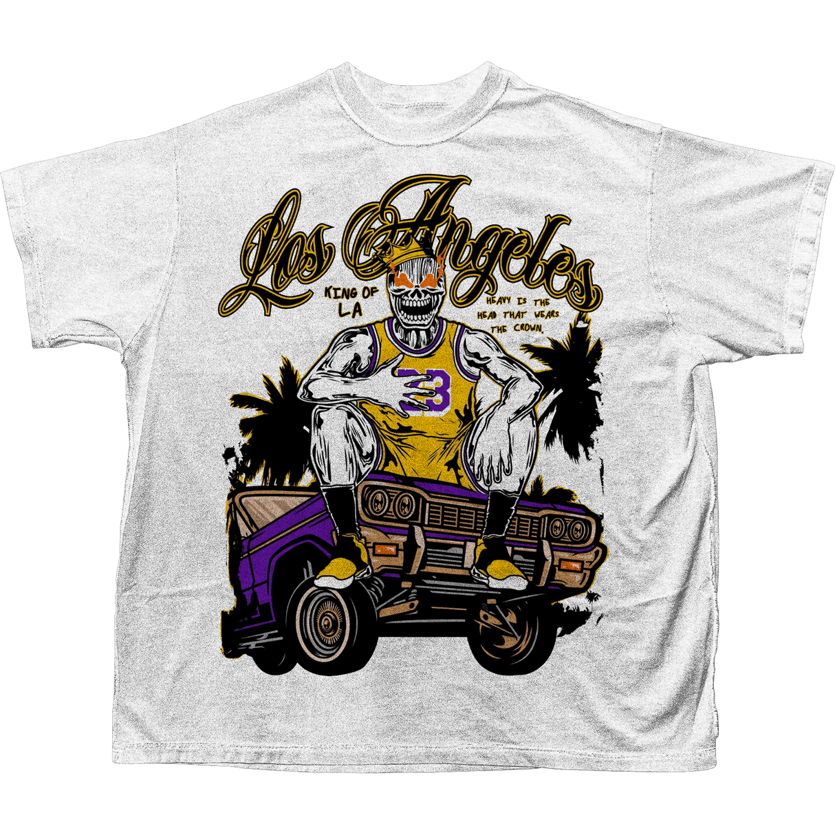 BRAND X KING OF LA T-SHIRT (WHITE)