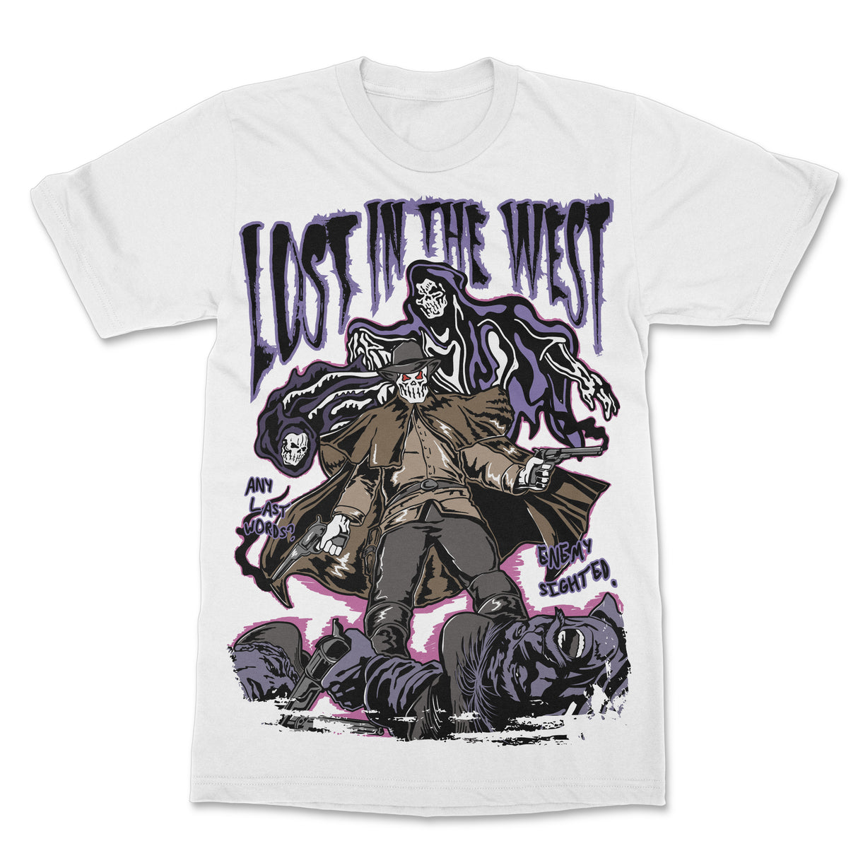 LOST IN THE WEST BRAND X T-SHIRT