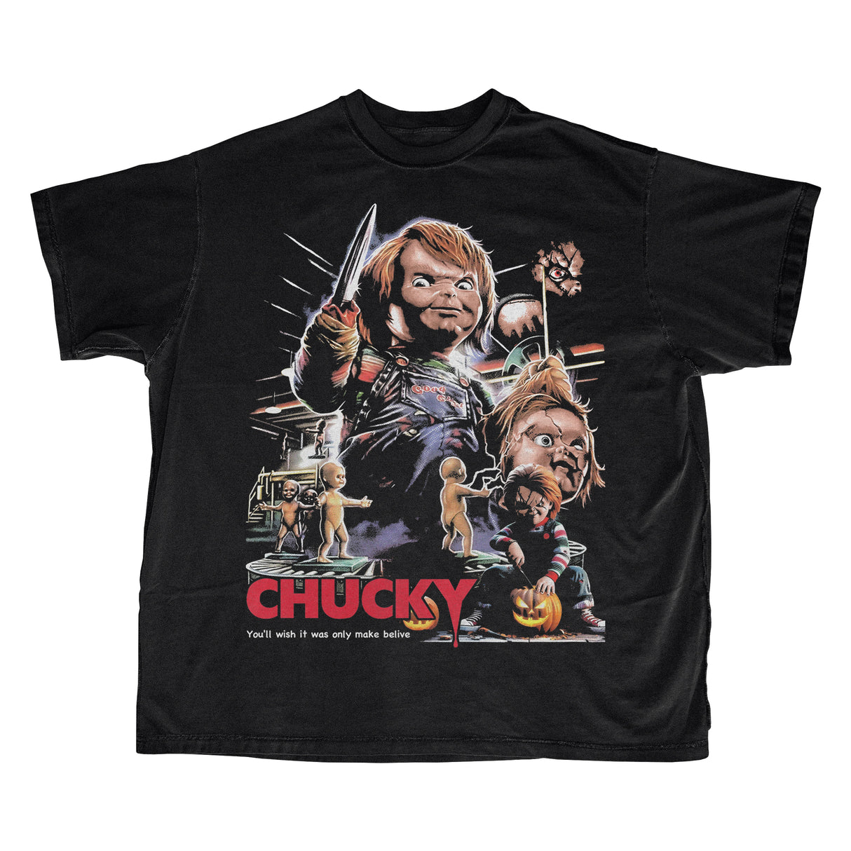 MAKE BELIEVE CHUCKY T-SHIRT