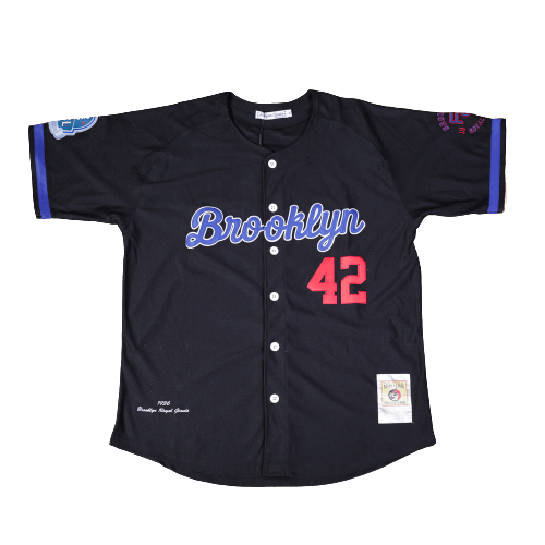 BROOKLYN ROYAL GIANTS BASEBALL JERSEY (BLACK)