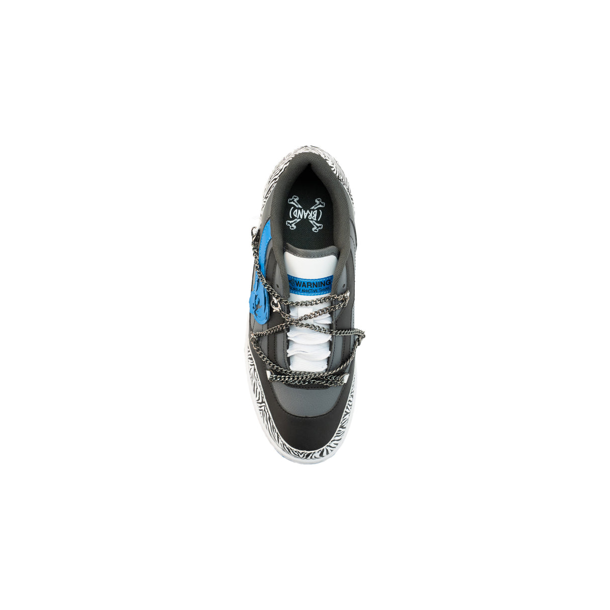 COURT CLASSIC SNEAKERS (BLU ZEBRA)