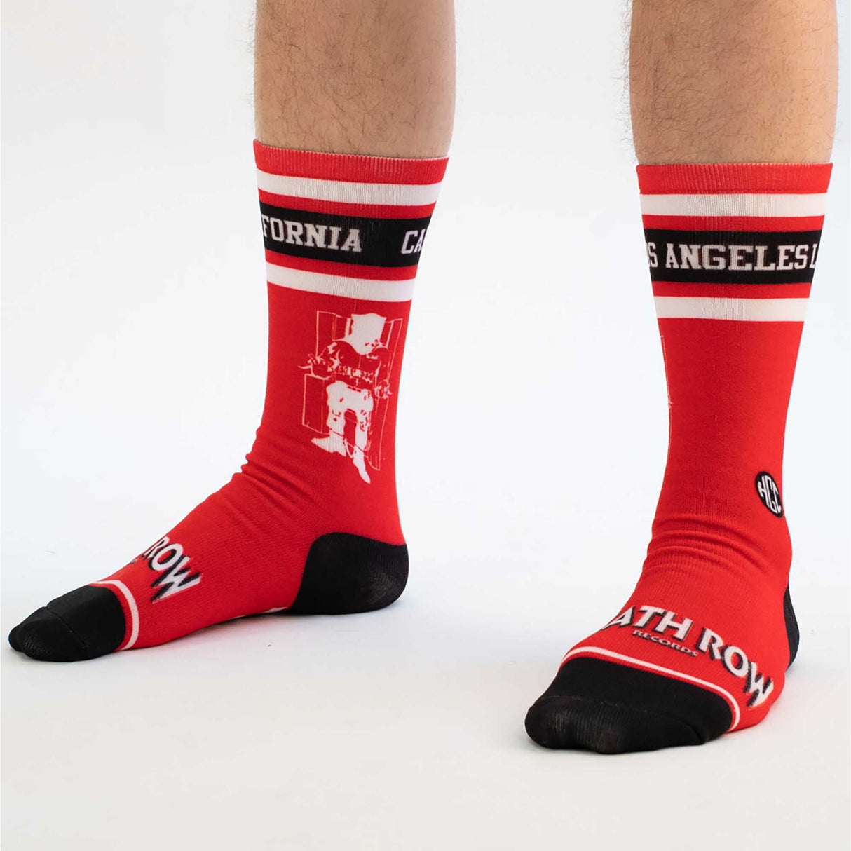 DEATHROW CA SOCKS (RED)