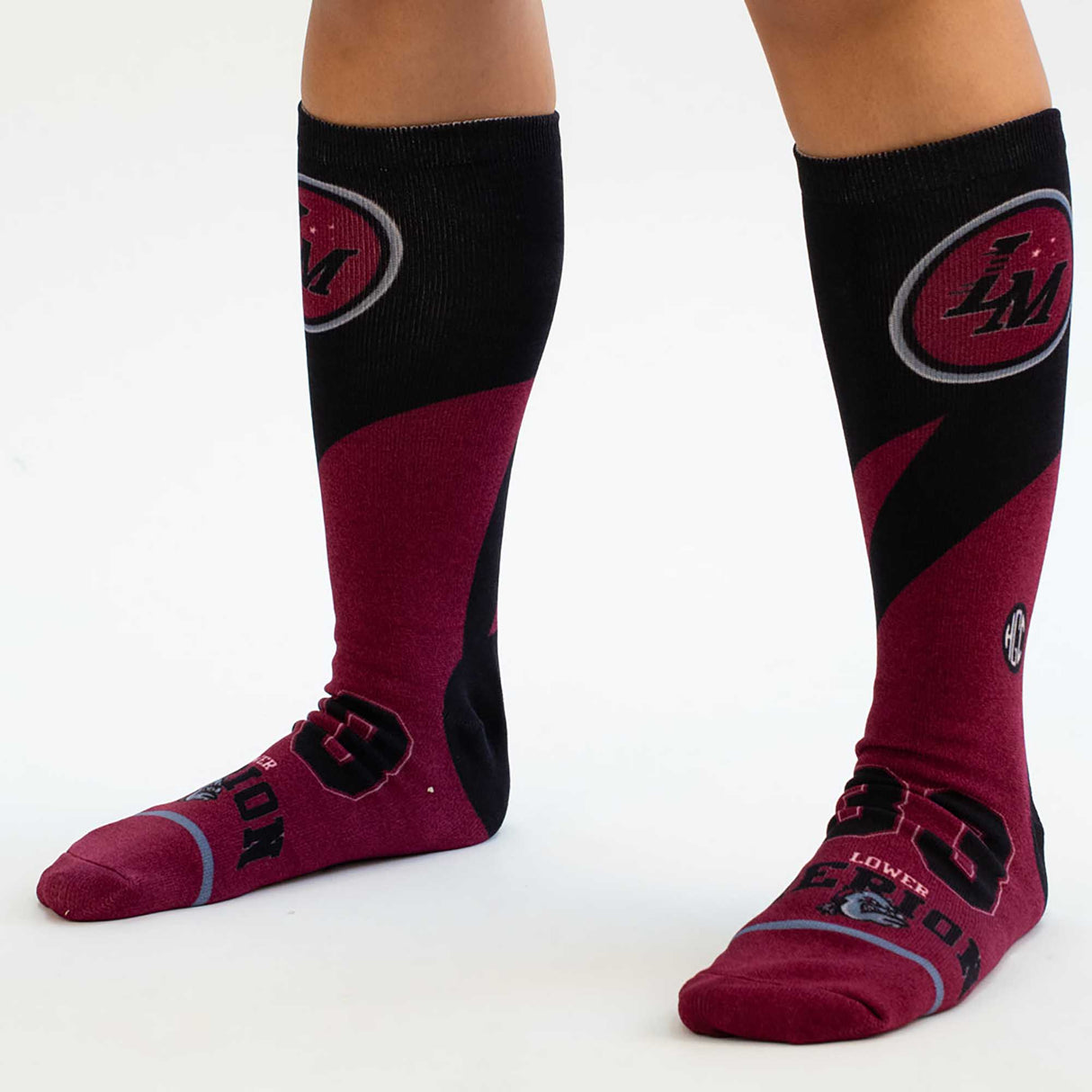 LOWER MERION SOCKS (MAROON)