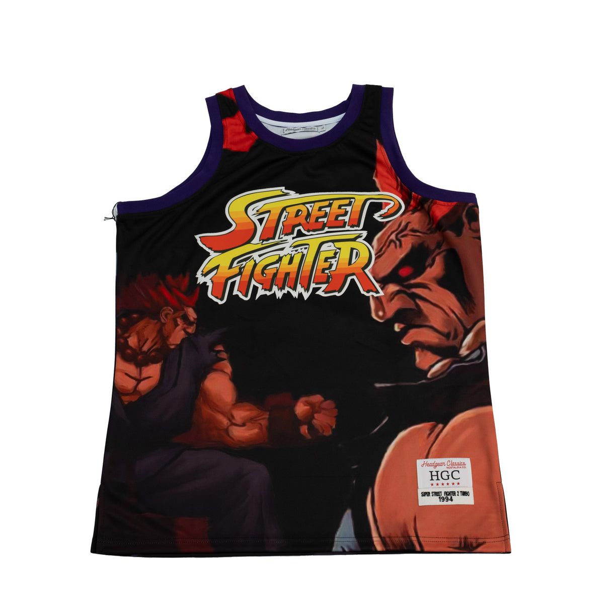 STREET FIGHTER BASKETBALL JERSEY (BLACK)