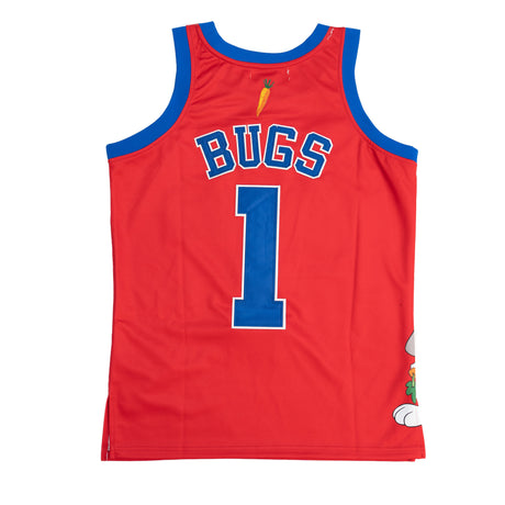 LOONEY TUNES BUGS BUNNY BASKETBALL JERSEY (RED)