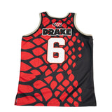 DRAKE TORONTO BASKETBALL JERSEY (RED)