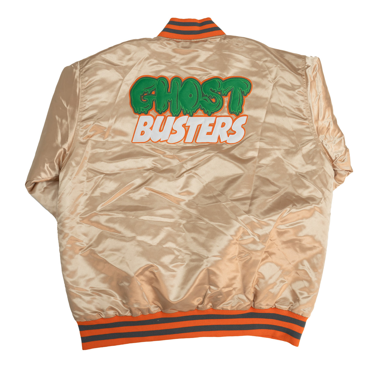 GHOST BUSTERS SATIN JACKET (GOLD)