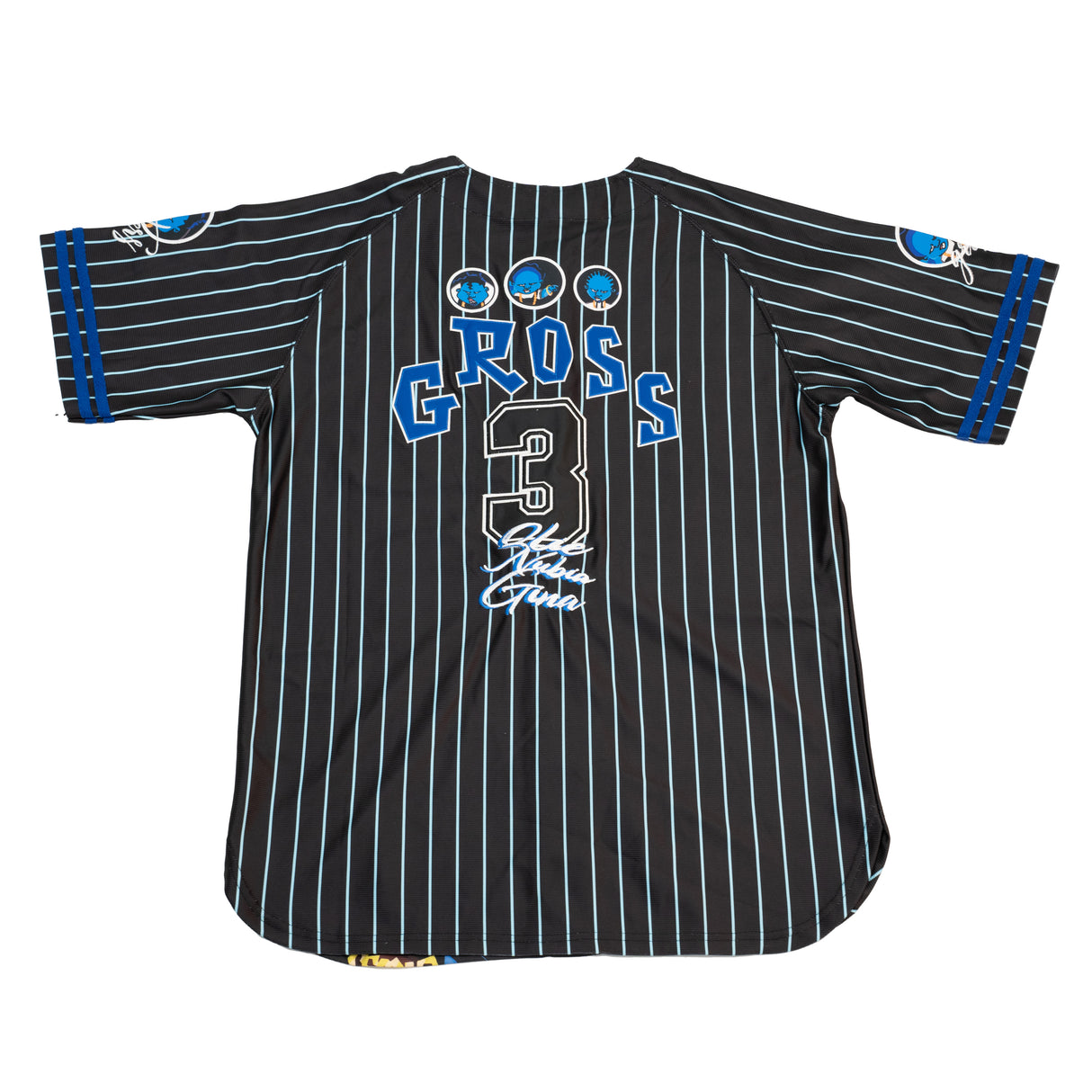 THE GROSS SISTERS TRIO BASEBALL JERSEY (BLACK)