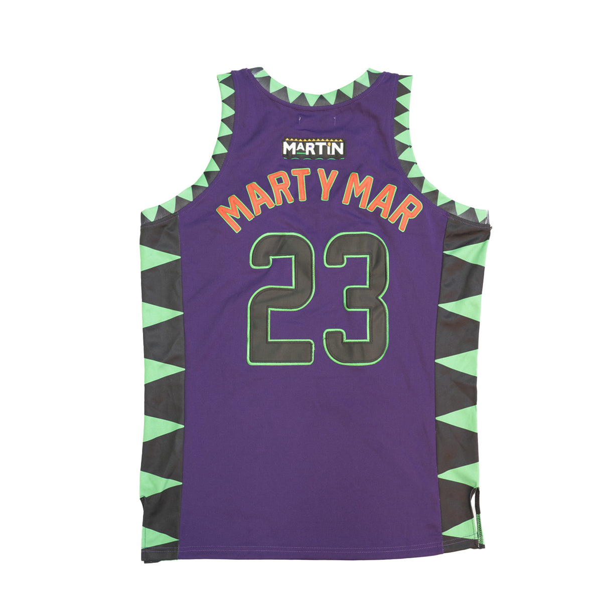 MARTY MAR BASKETBALL JERSEY (PURPLE/ORANGE)