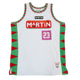 MARTY MAR BASKETBALL JERSEY WHITE/RED