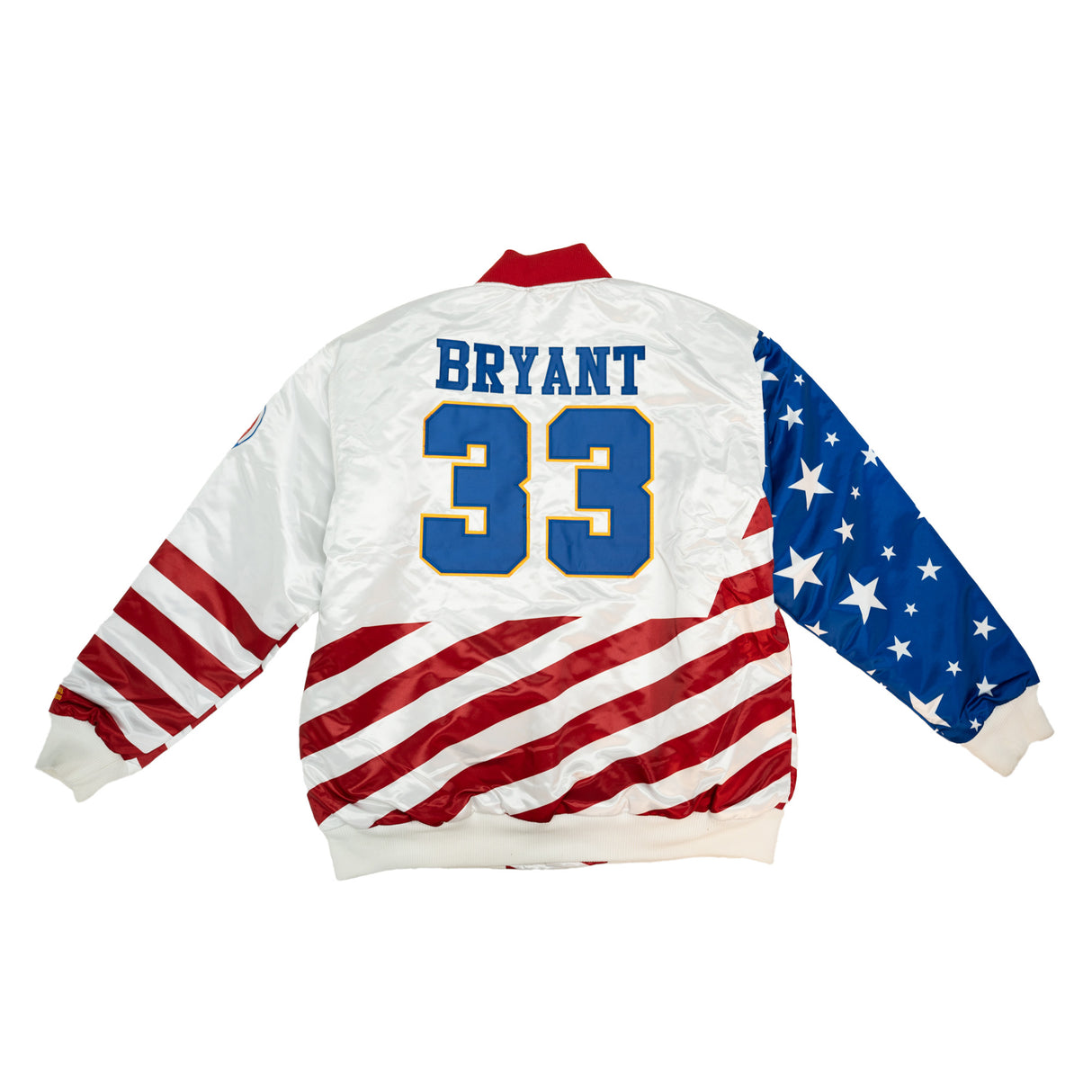 USA FLAG MCD ALL AMERICAN KOBE BRYANT SATIN JACKET