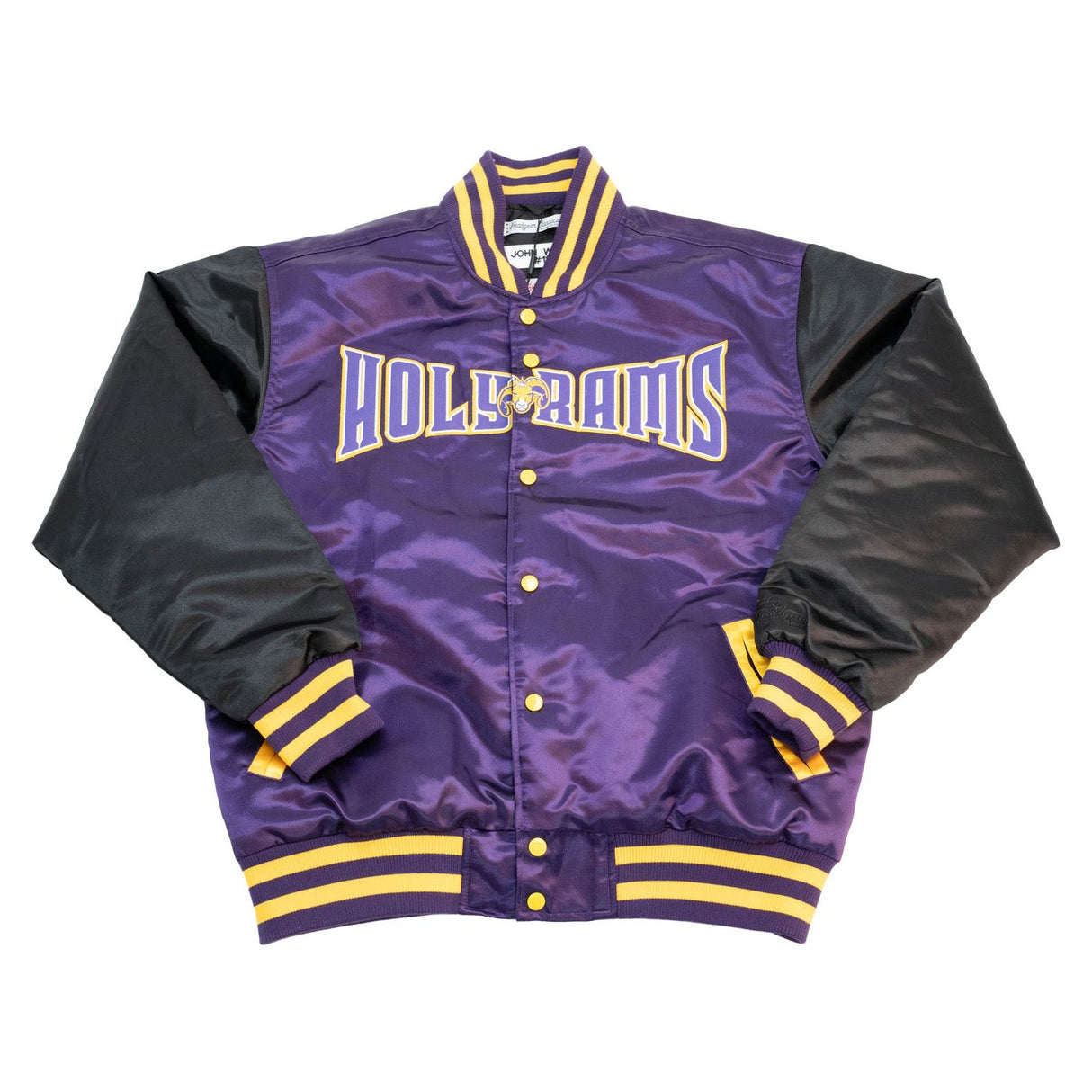 JOHN WALL HOLY RAMS SATIN JACKET (PURPLE)