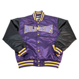 JOHN WALL HOLY RAMS SATIN JACKET (PURPLE)