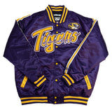 LAMAR JACKSON HIGH SCHOOL SATIN JACKET (PURPLE)