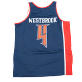 RUSSELL WESTBROOK  ALTERNATE HIGH SCHOOL BASKETBALL JERSEY (BLUE)