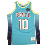 DENNIS RODMAN ALTERNATE HIGH SCHOOL BASKETBALL JERSEY (TEAL)