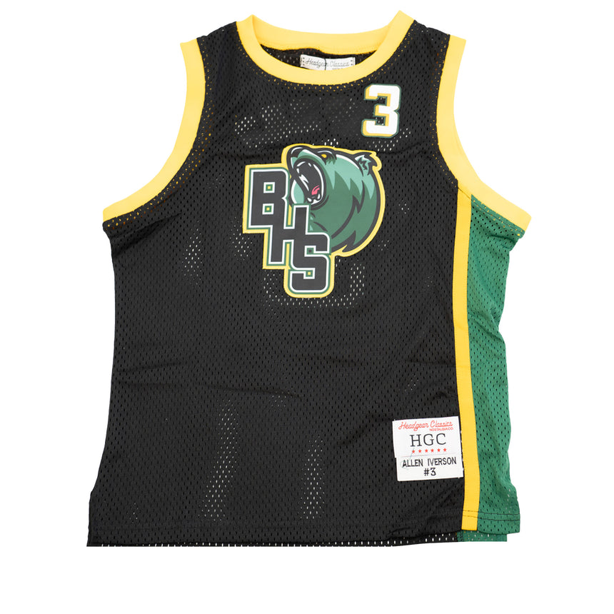 YOUTH ALLEN IVERSON HIGH SCHOOL BASKETBALL JERSEY (BLACK)