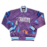 ROAD RUNNER SAC PURPLE SATIN JACKET