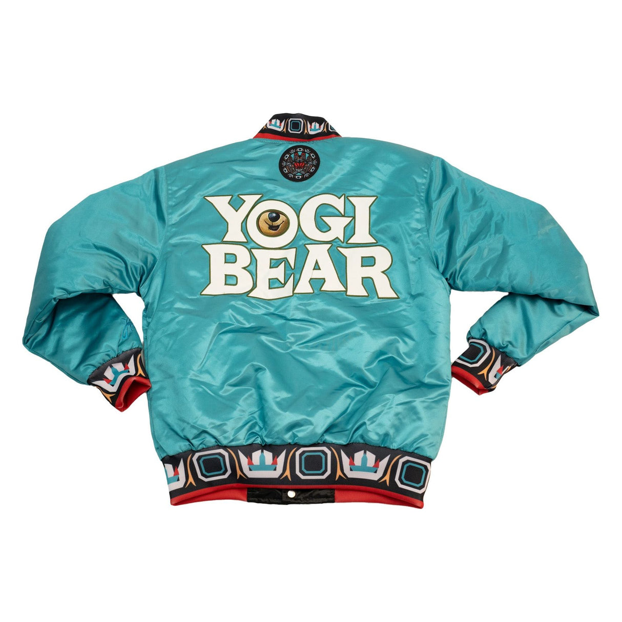 YOGI BEAR VANCOUVER SATIN JACKET (TEAL)