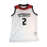 ALONZO BALL MCDONALDS ALL AMERICAN HIGH SCHOOL JERSEY (WHITE)