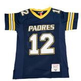 YOUTH TOM BRADY HIGH SCHOOL FOOTBALL JERSEY (NAVY)