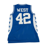 EAST BANK JERRY WEST ALTERNATE BASKETBALL JERSEY ROYAL