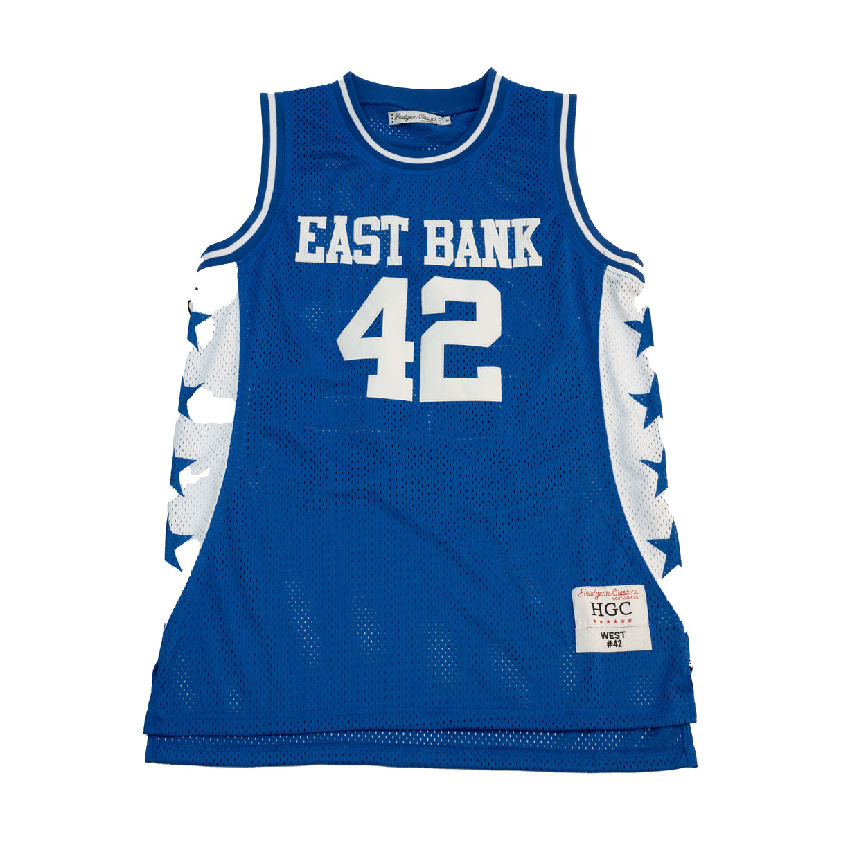 EAST BANK JERRY WEST ALTERNATE BASKETBALL JERSEY ROYAL