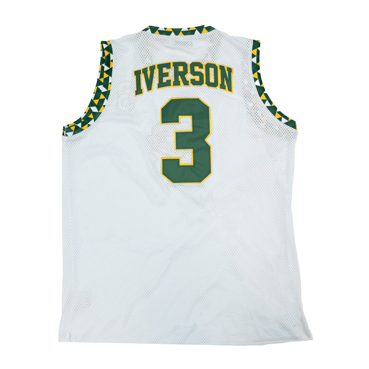 BETHEL ALLEN IVERSON ALTERNATE LOGO WHITE BASKETBALL JERSEY