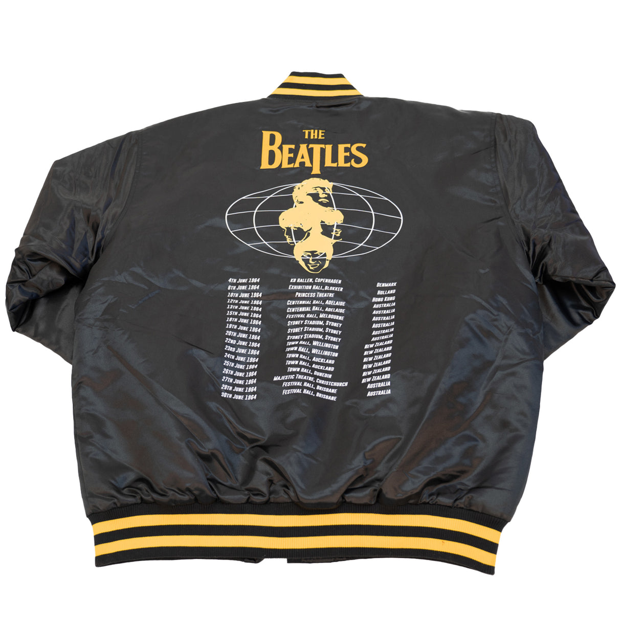 THE BEATLES WORLD TOUR SATIN JACKET