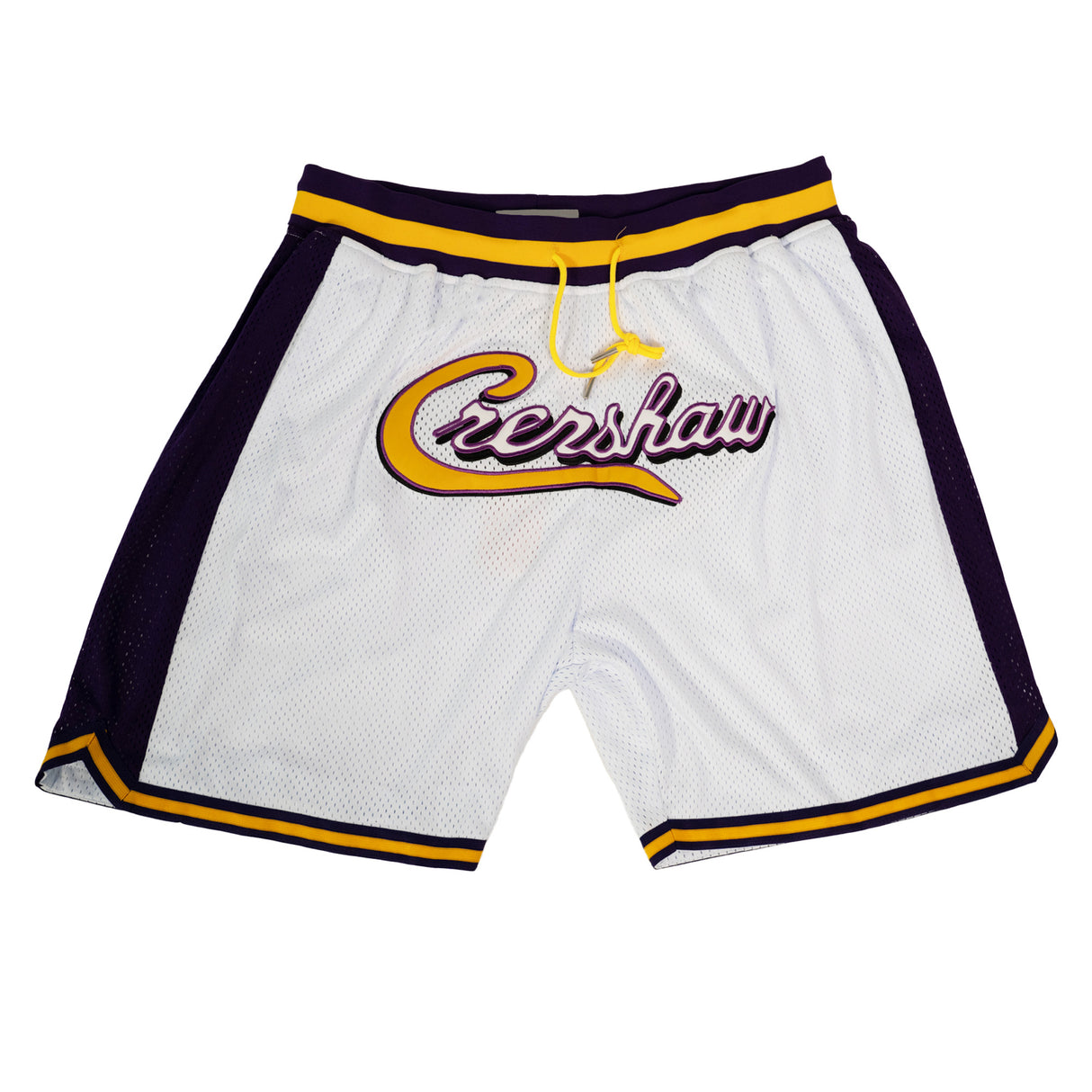 NIPSEY CRENSHAW BASKETBALL SHORTS (WHITE)